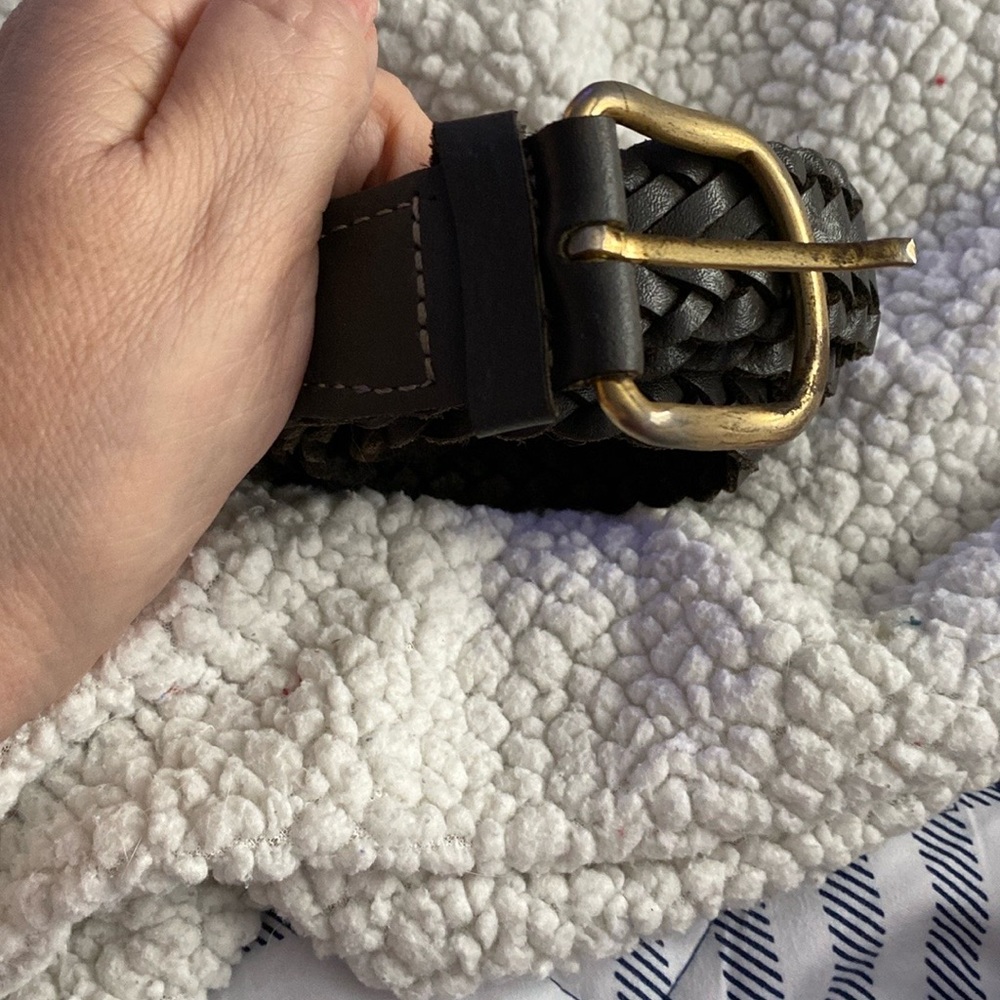 Braided Leather Belt